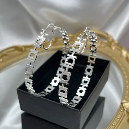 Custom Name Hoop Earrings