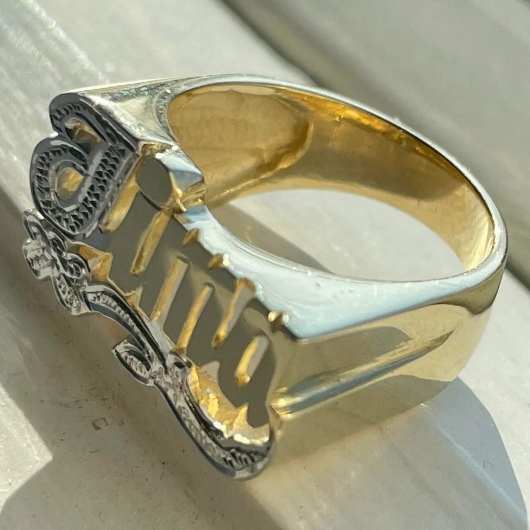 [Copy]Personalized Zircon Birthstone Name Ring