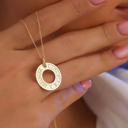 [Copy]Diamond Heart with Dagger Pendant Name Necklace