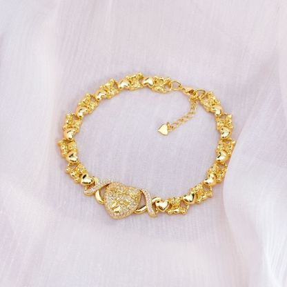 Gold Plated Love You XOXO Bracelet Gift For Mom