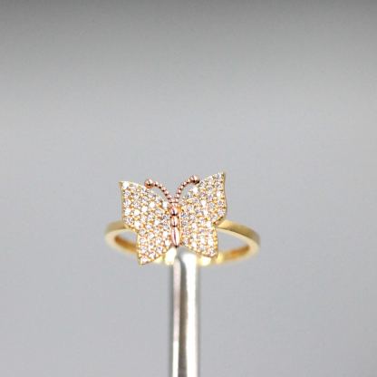 Gold Butterfly Ring 