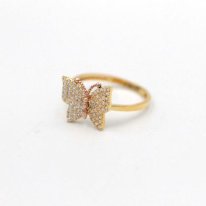 Gold Butterfly Ring 