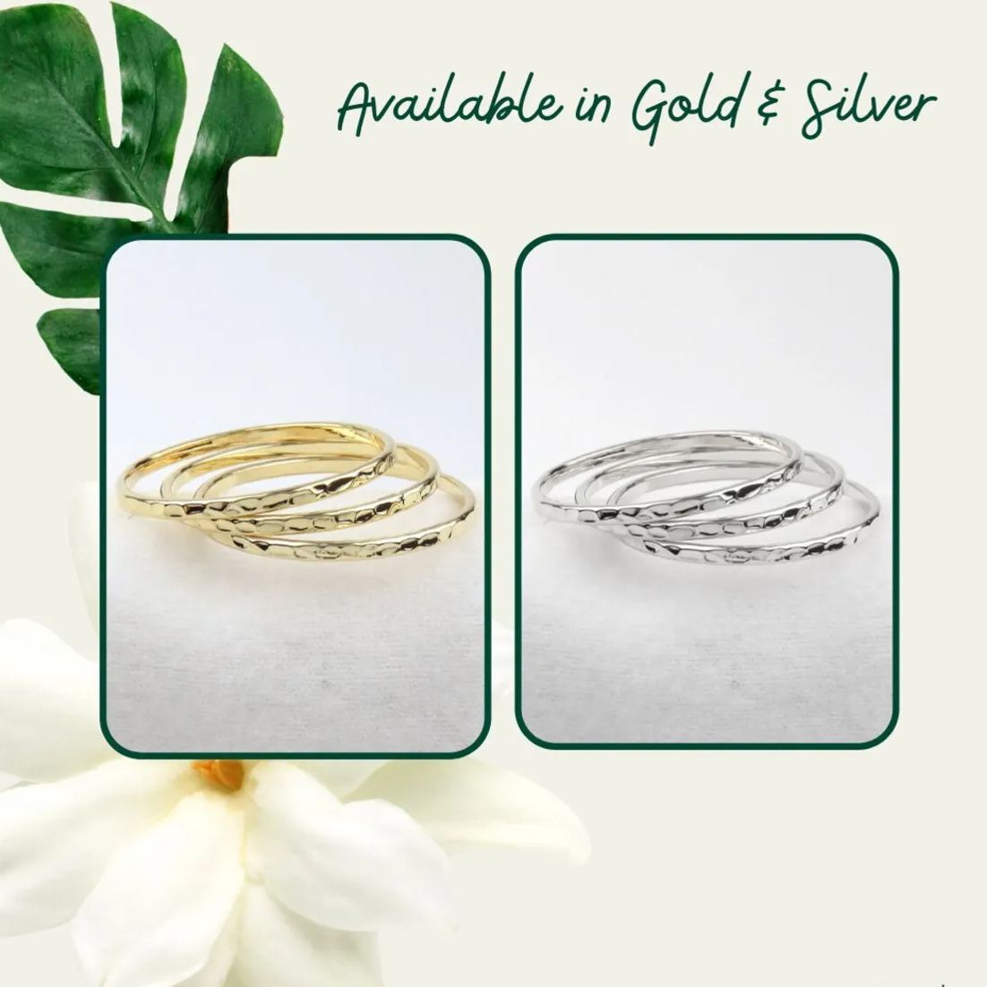 Baby Newborn Hammer-Cut Gold Plated Infant Bangle