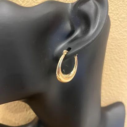 Gold Plated Hoop Earrings