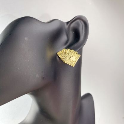 Poker Playing Cards Royal Flush Lucky Stud Push Back Earrings 