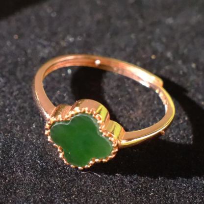 Jade Ring Natural Jade Gold Ring