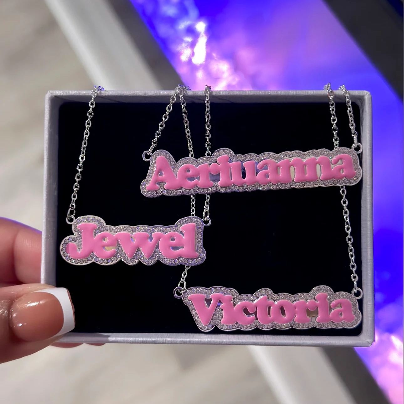 The Colorful Custom Name Necklace
