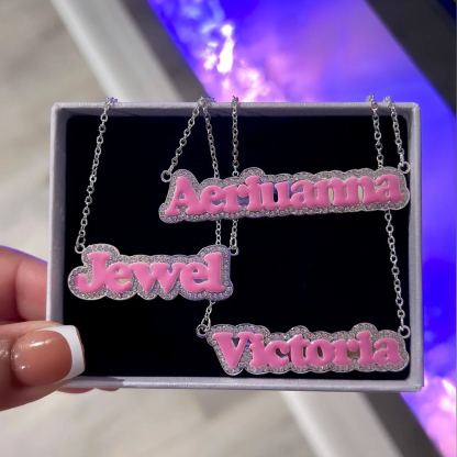 The Colorful Custom Name Necklace