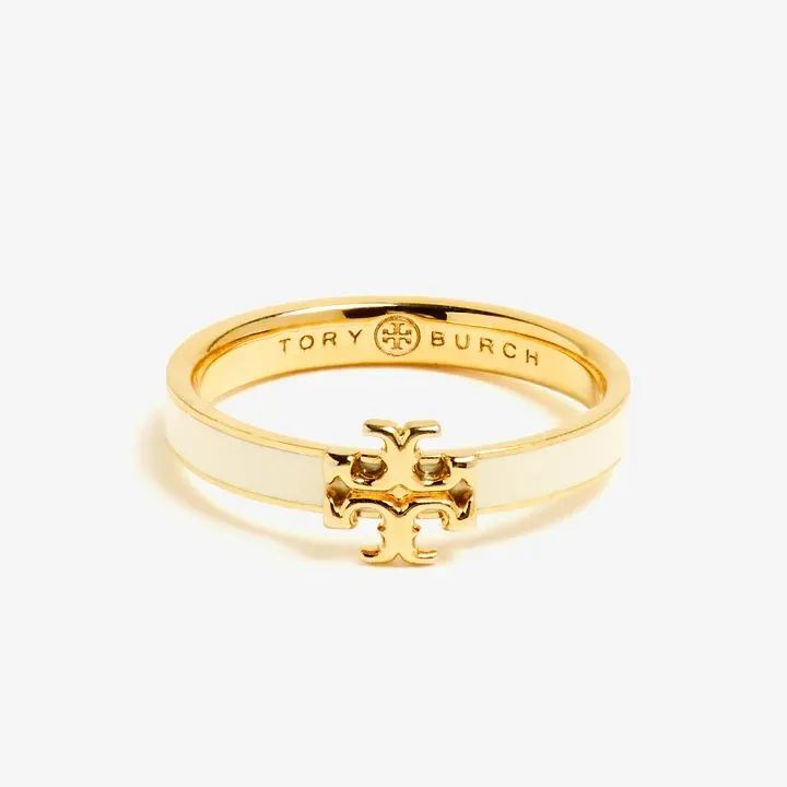 TORY BURCH Kira Enamel Name Ring