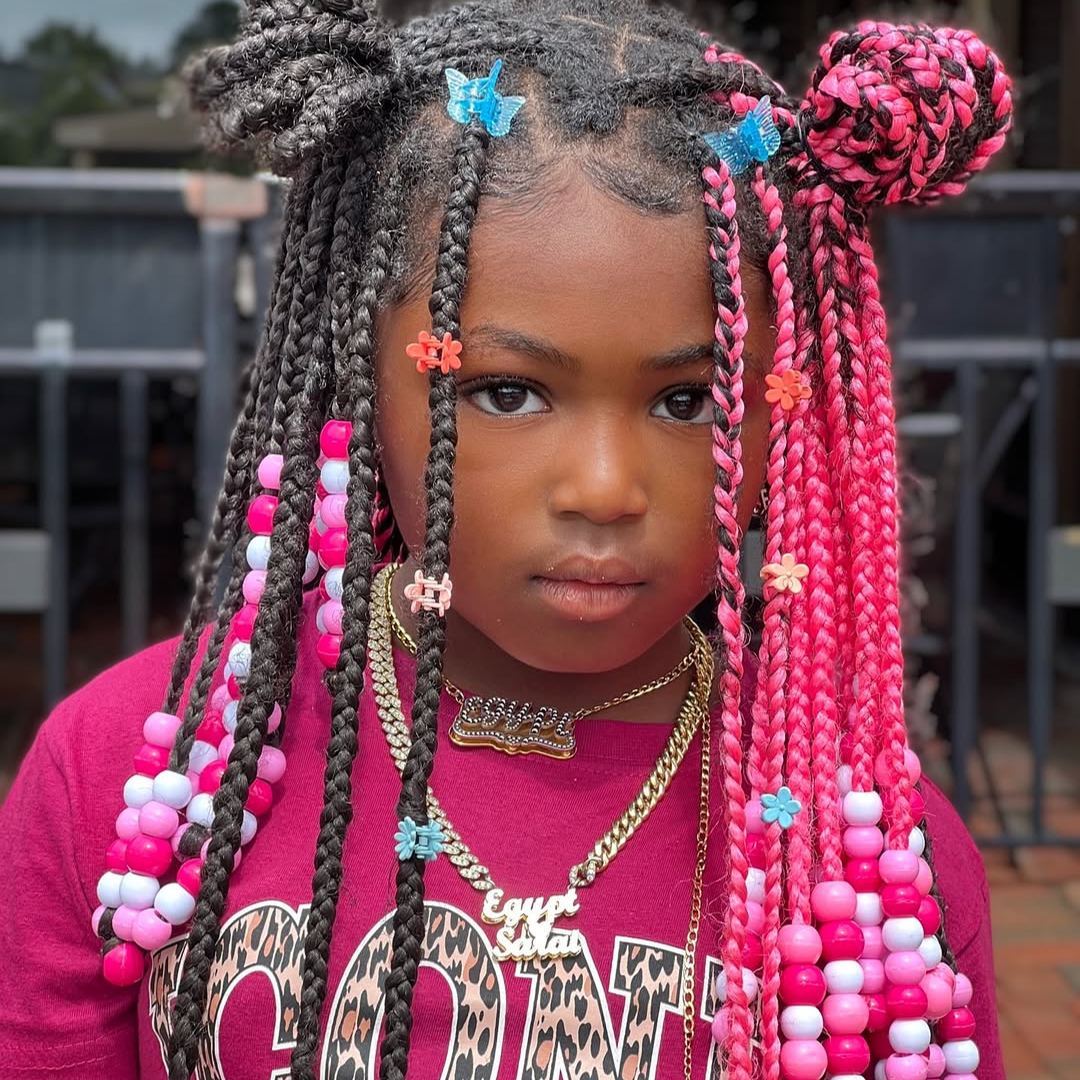 Iced Cuban Chain Two Names with Heart Custom Personalized Name Necklace Couple Gifts