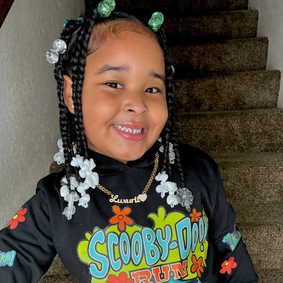 Shiny 6.5mm Rx Chain Zirconia Heart Name Custom Necklace