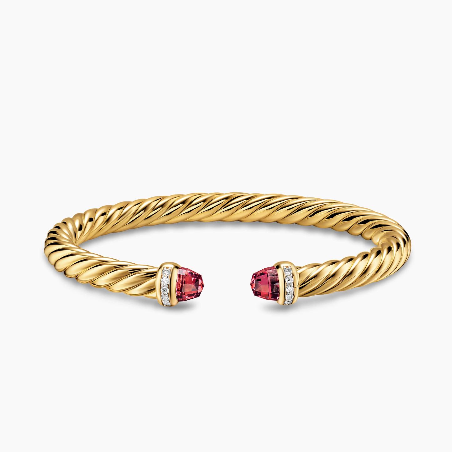 Gold Plated Cablespira Flex Bracelet Necklace