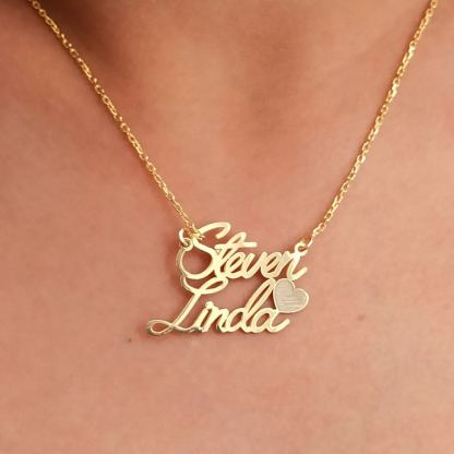 [Copy]Custom Personalized Crown Name Necklace Box Chain