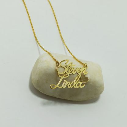 [Copy]Custom Personalized Crown Name Necklace Box Chain