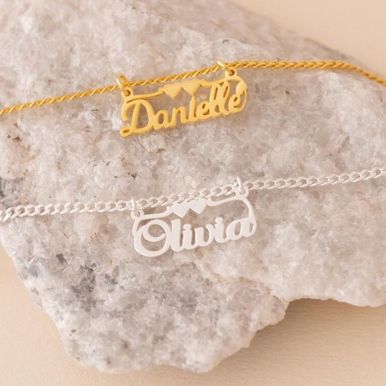 [Copy]Bling Letter Personalized Gold Plated Name Anklet Cuff