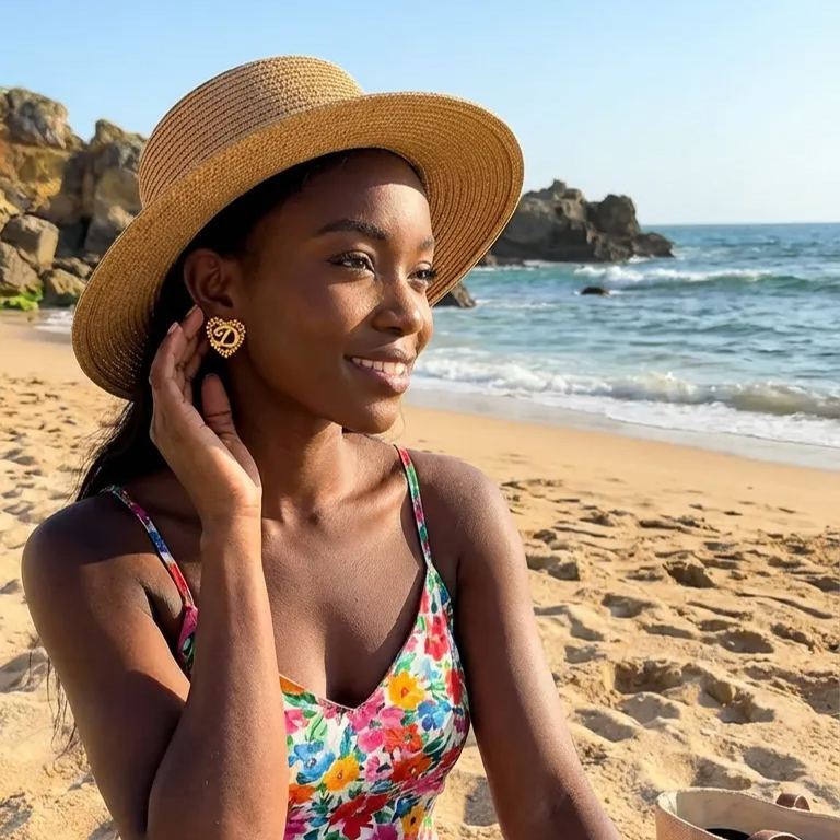 RX Style Heart Earrings Personalized Initial Stud Earrings