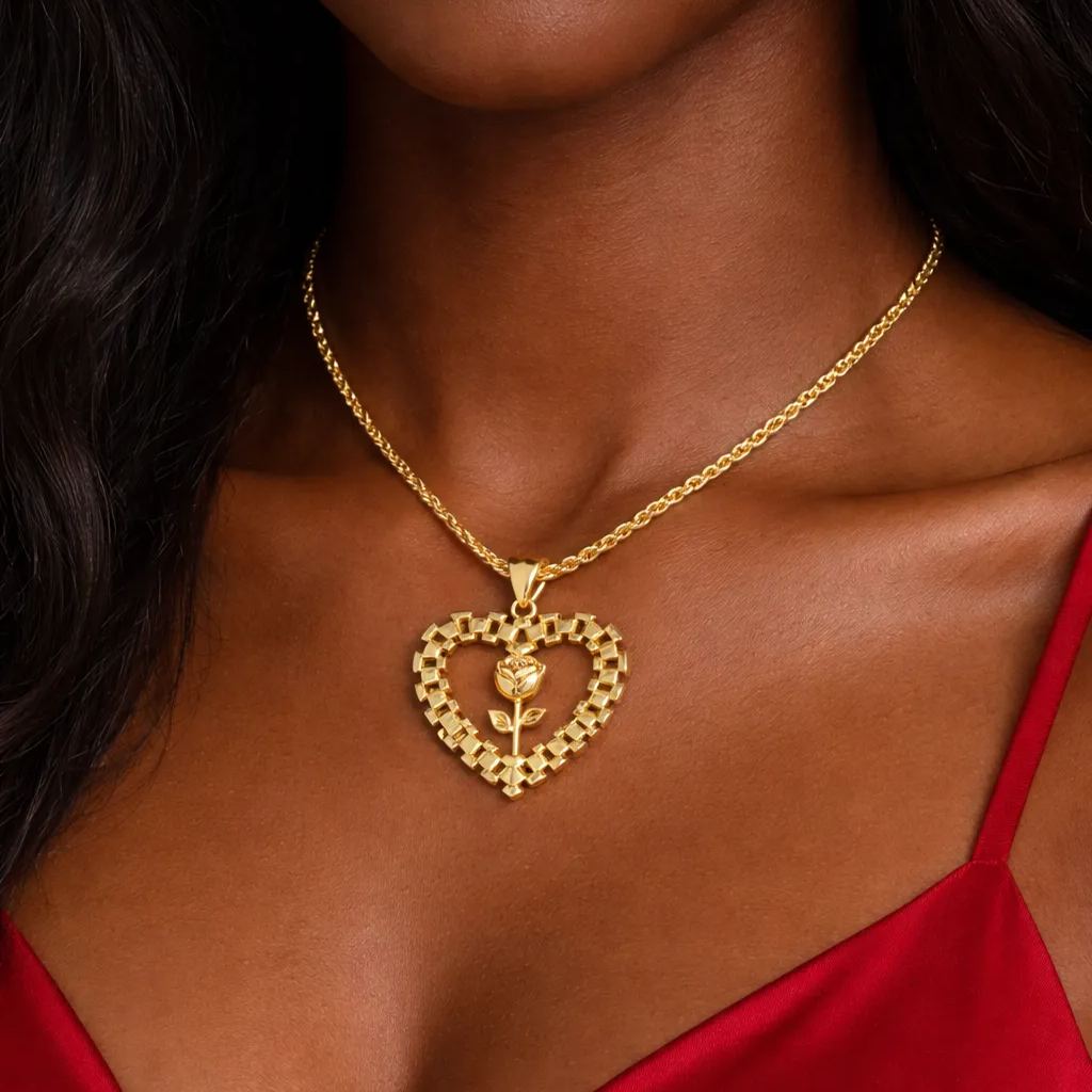 [Copy]Custom Zirconia Heart Pendant with Two Engraved Names and Birthstones Necklace