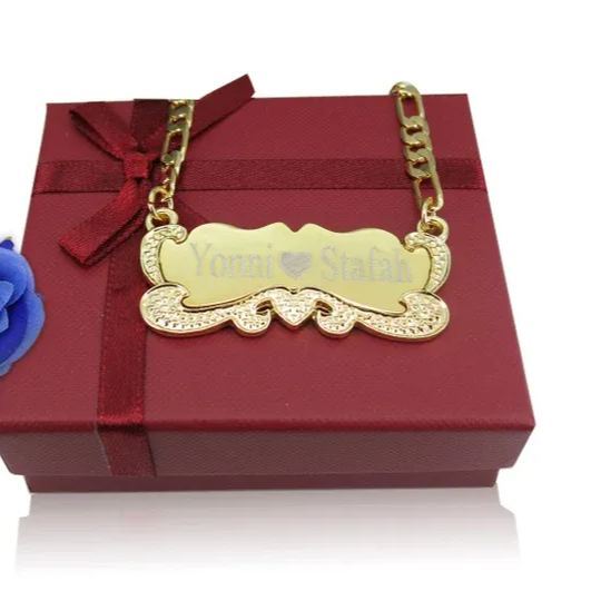 Gold Plated Personalize Carrie Name Necklace