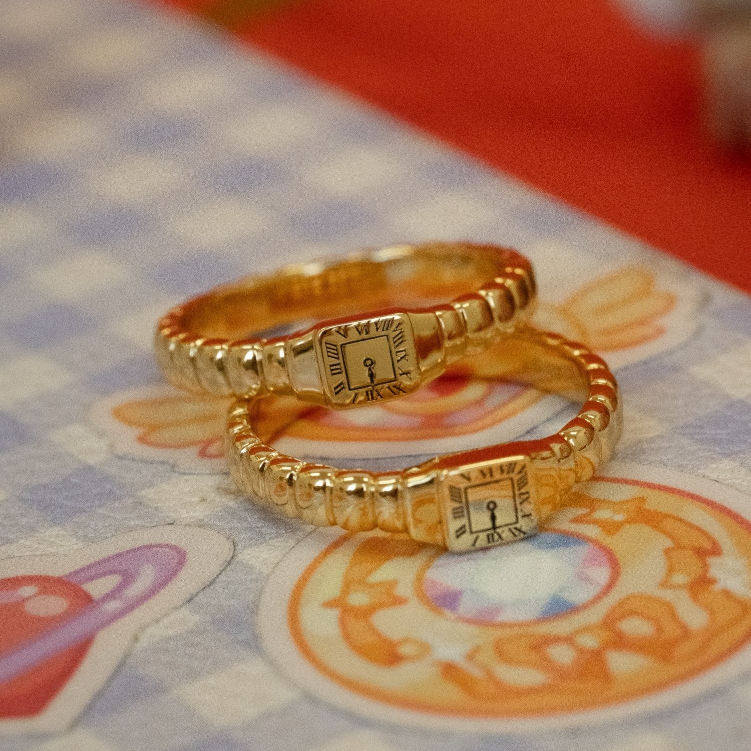 Gold Plated Midnights Watch Ring