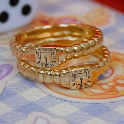 Gold Plated Midnights Watch Ring