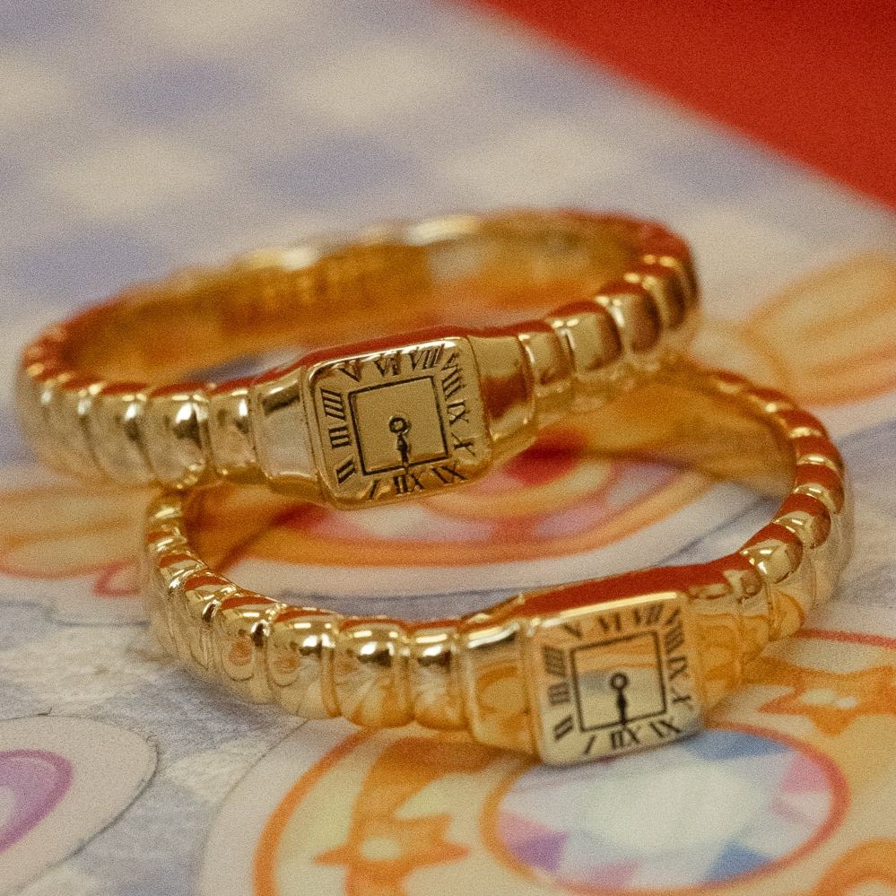 Gold Plated Midnights Watch Ring