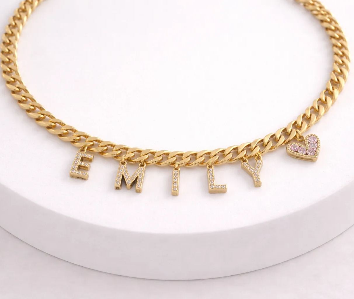  Letter Pendant Name Necklace