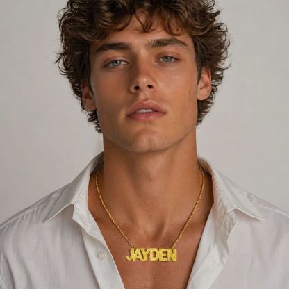 Personalized Gold Plated Name Necklace