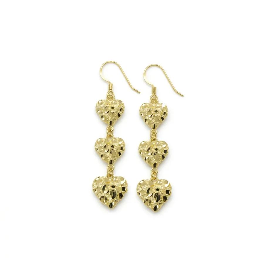 [Copy]Gold Plated Zirconia Earrings