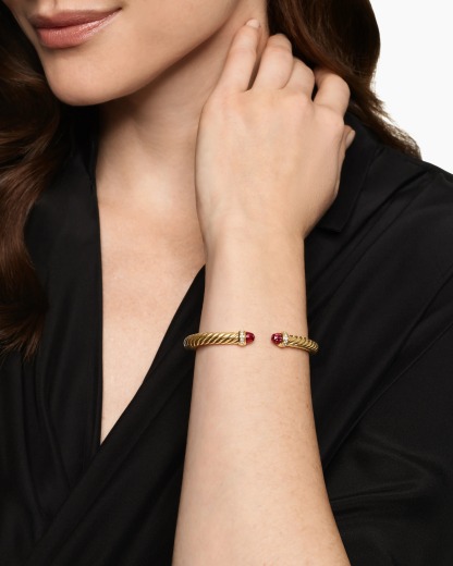 Gold Plated Cablespira Flex Bracelet Necklace