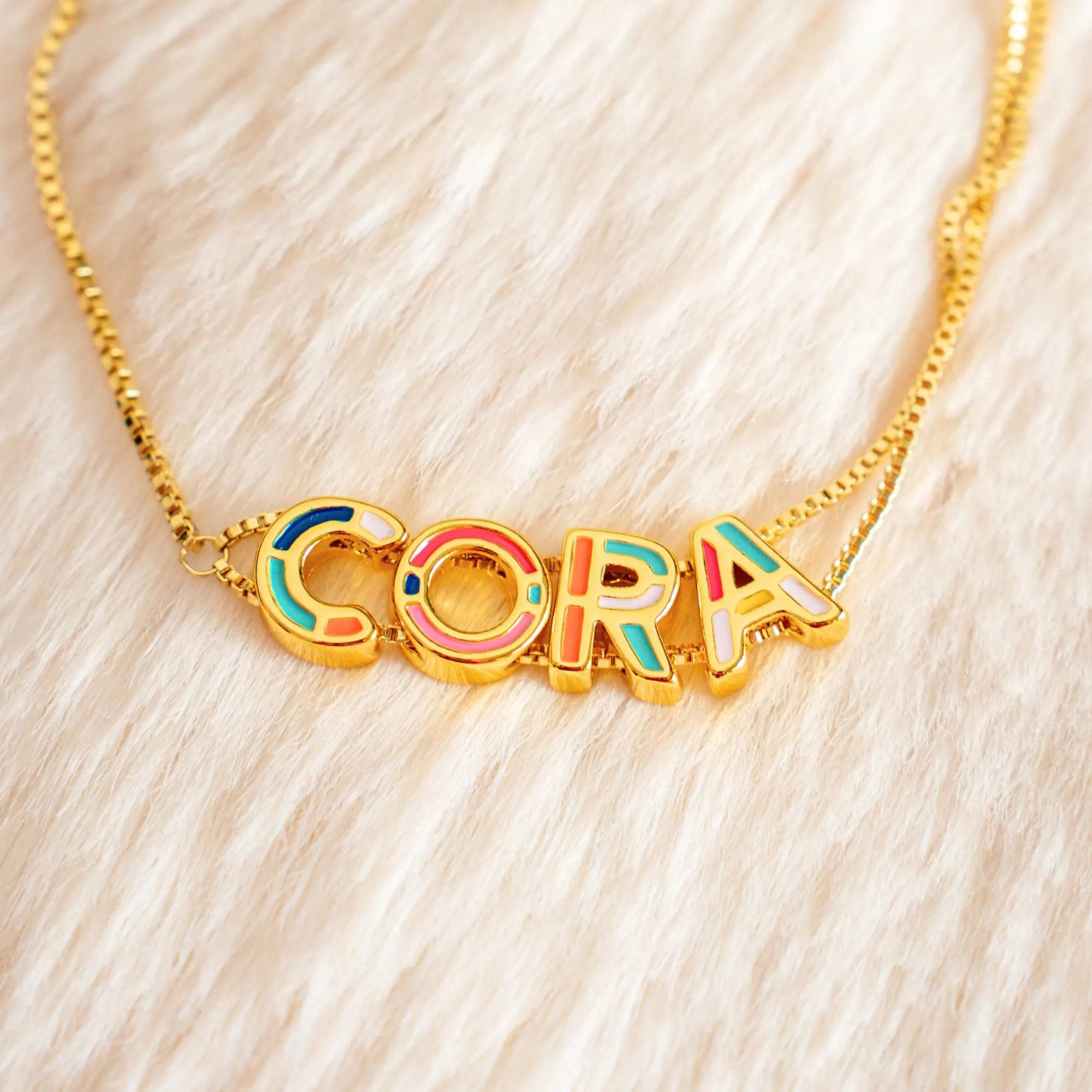 Gold Plated Custom Name Bracelet Personalized Letter Cuff