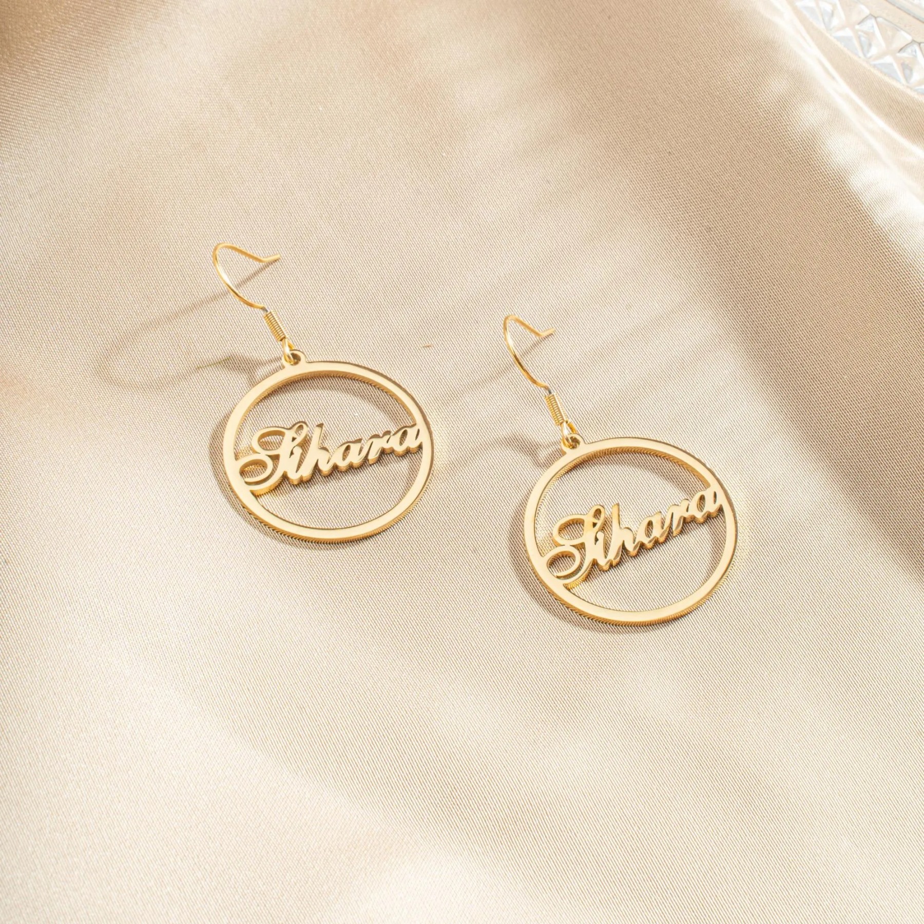 Personalized Name Dangle Earrings