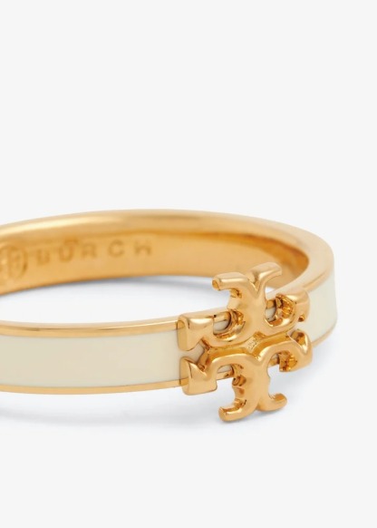 TORY BURCH Kira Enamel Name Ring