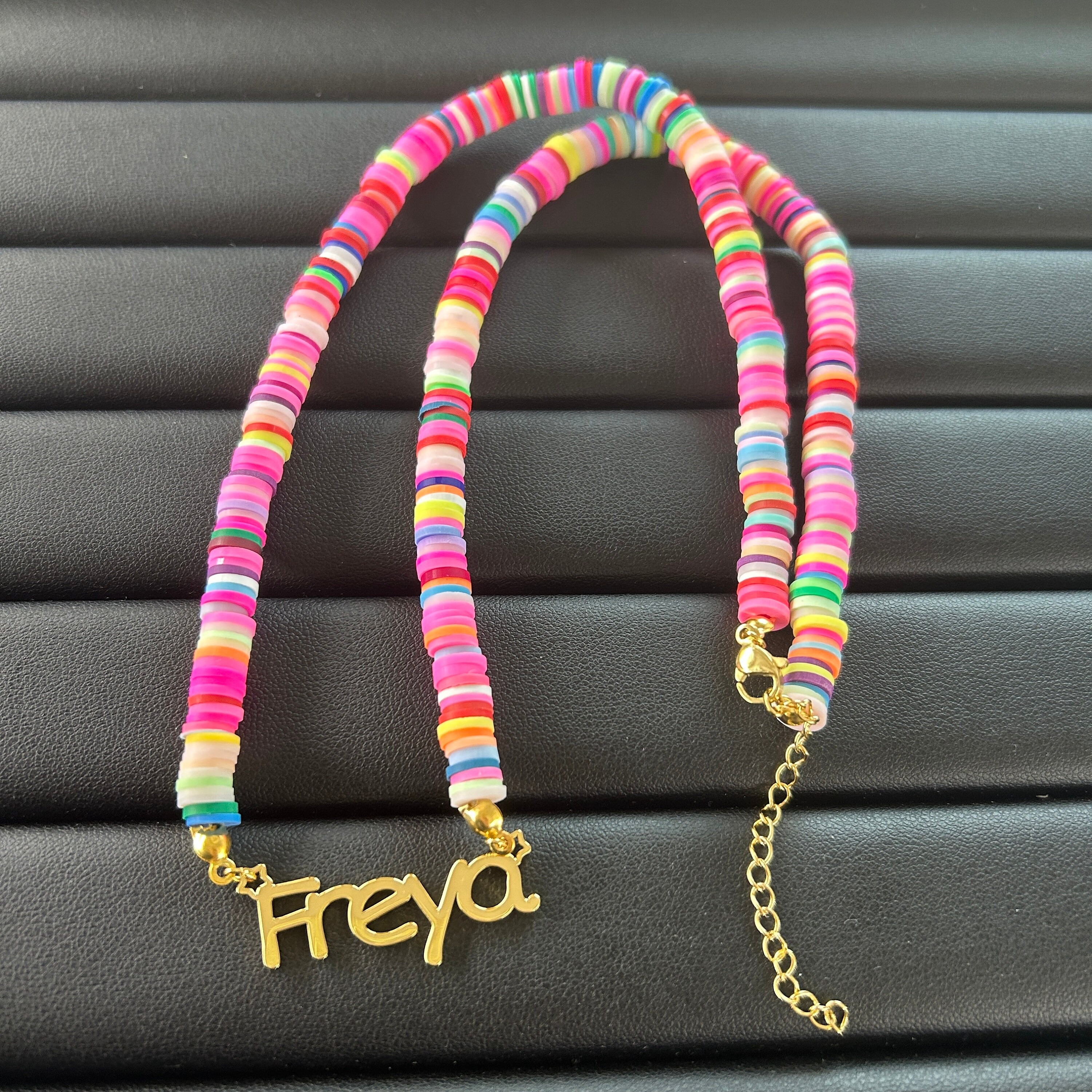 Personalized Colorful Kids Jewelry Name Necklace