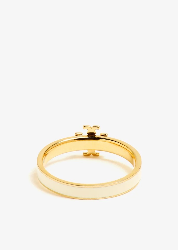 TORY BURCH Kira Enamel Name Ring