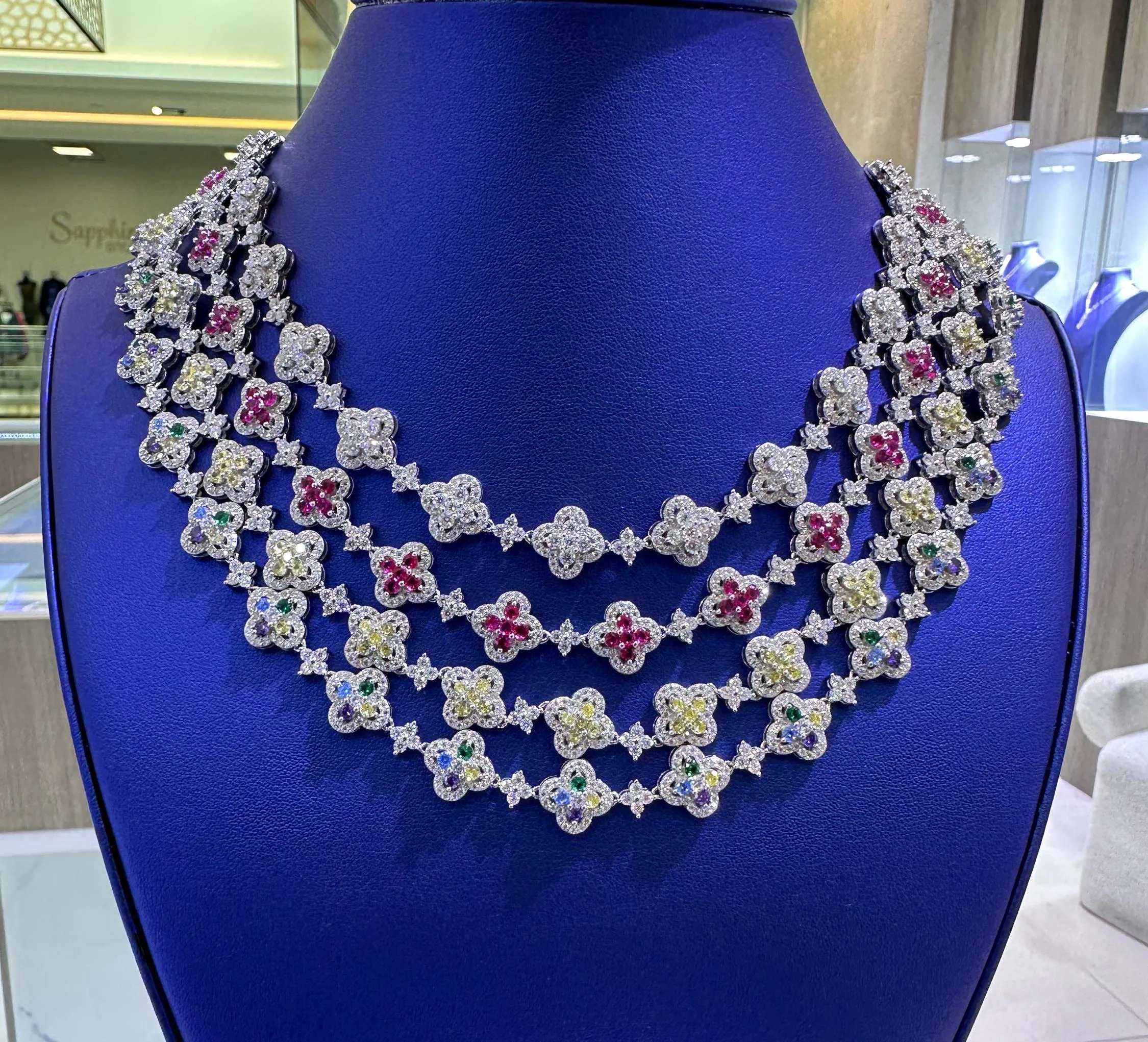 Moissanite Iced Out Tennis Chain Necklace