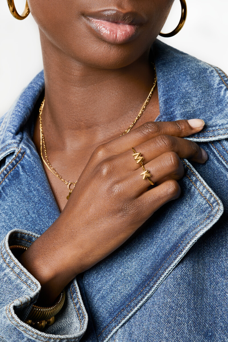 Personalized Initial bubbel ring