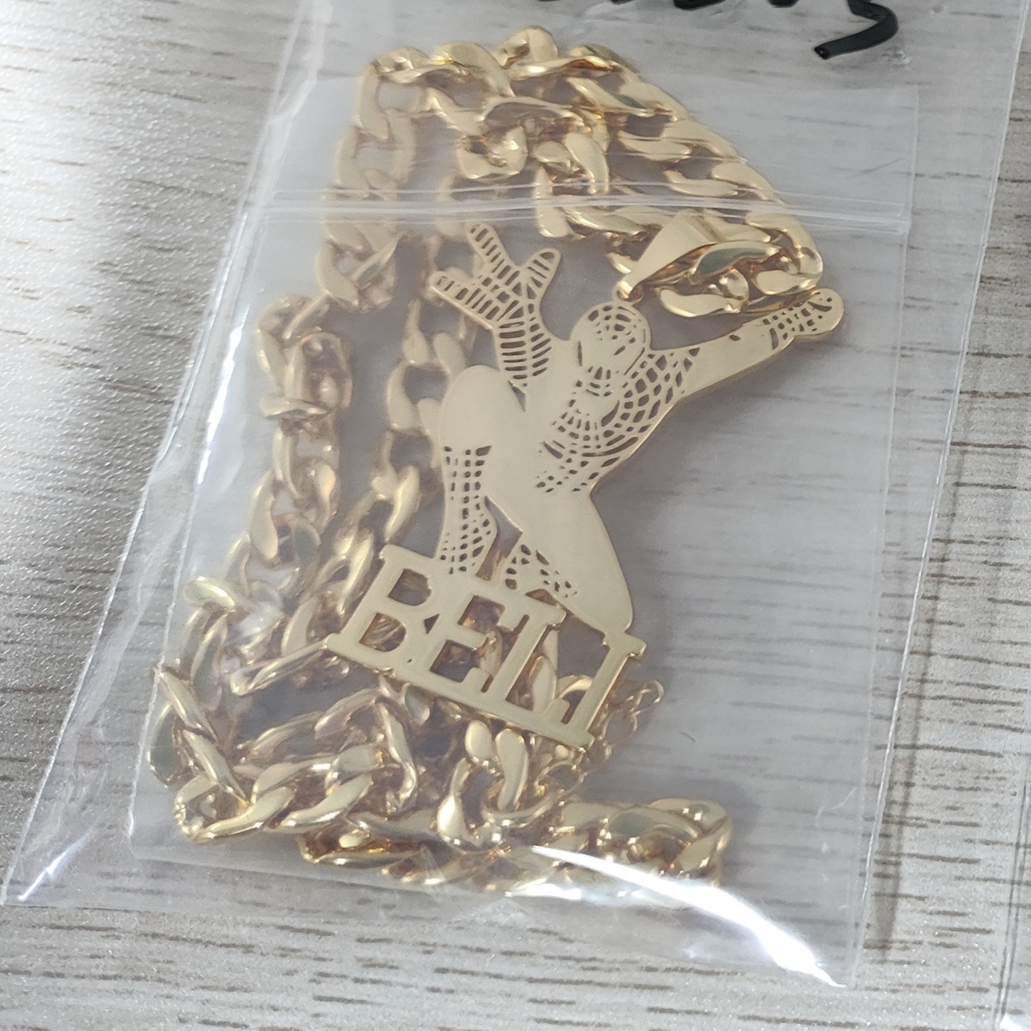 Cuban Chain Gold Plated Spider Man Pendant Personalized Name Necklace For Boys