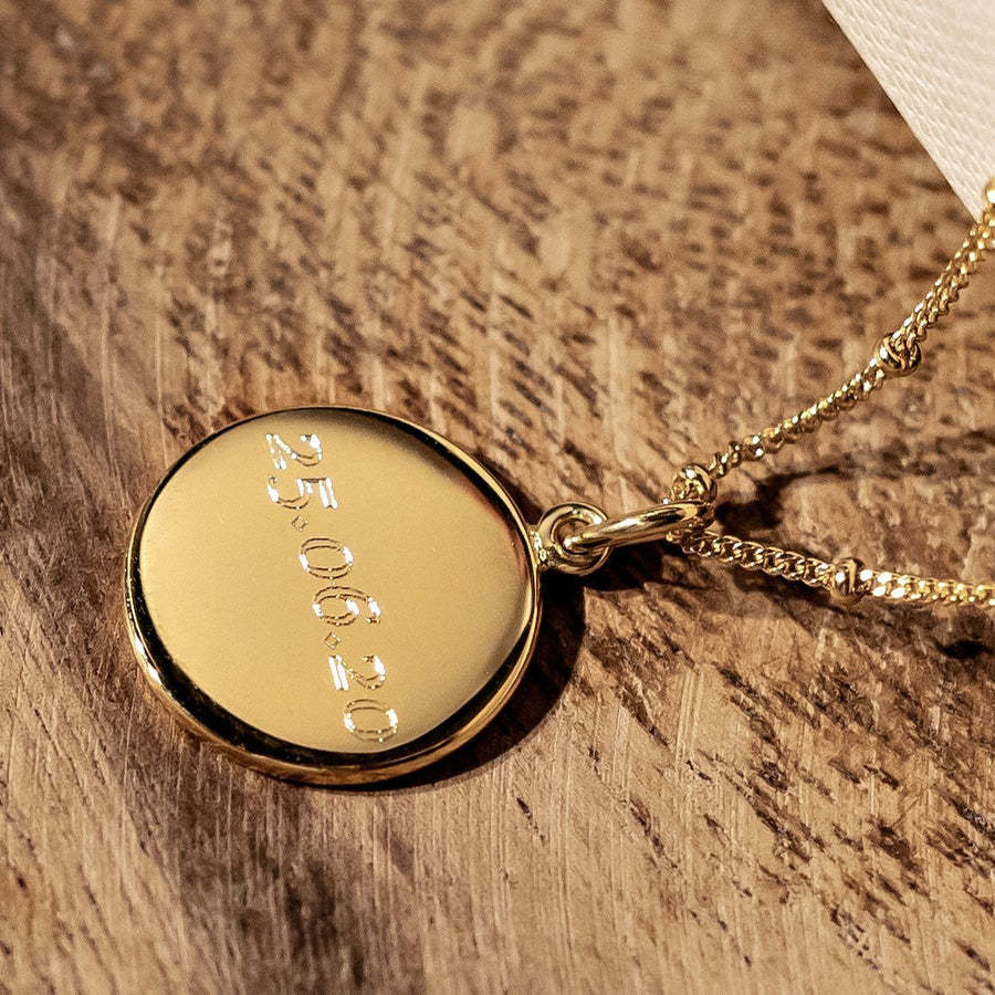 The Classic Fingerprint Necklace Bobble Chain Gold Plated Necklace