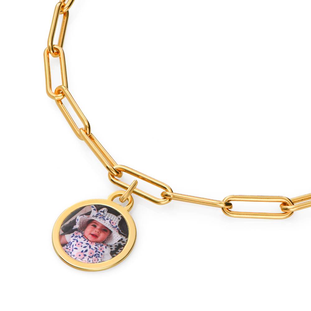 Lock Chain Photo Bracelet Personalized Picture Inside Bracelet