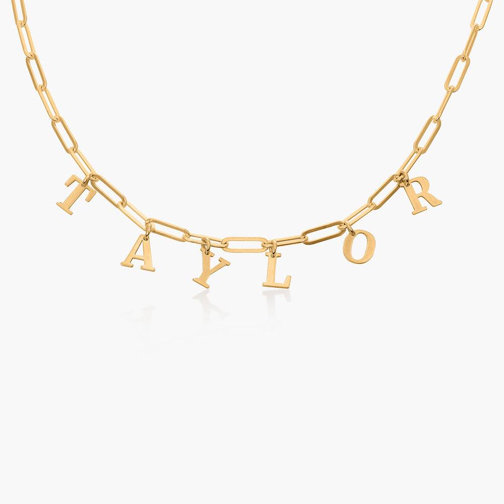 What’s My Name Link Choker Custom Name Necklace