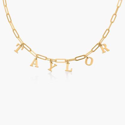 What’s My Name Link Choker Custom Name Necklace