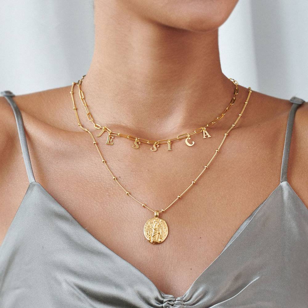 What’s My Name Link Choker Custom Name Necklace