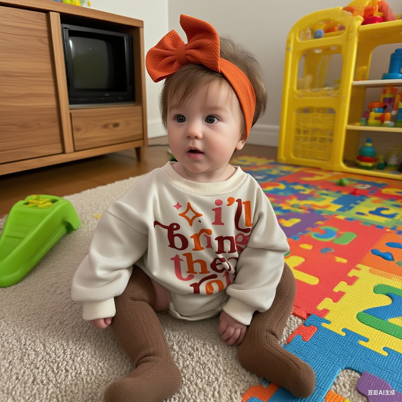 Personalized Thanksgiving Baby Girl Outfit | CWThanks01