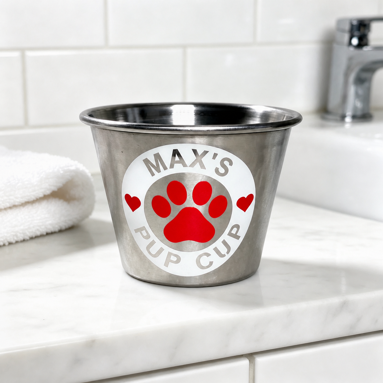 Personalized Valentine’s Day Pet Gift Pup Cup Mug | BKPet285