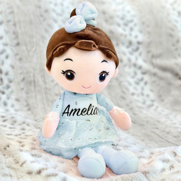 Personalized Kid's Embroidery Glam Doll | DEGMine09