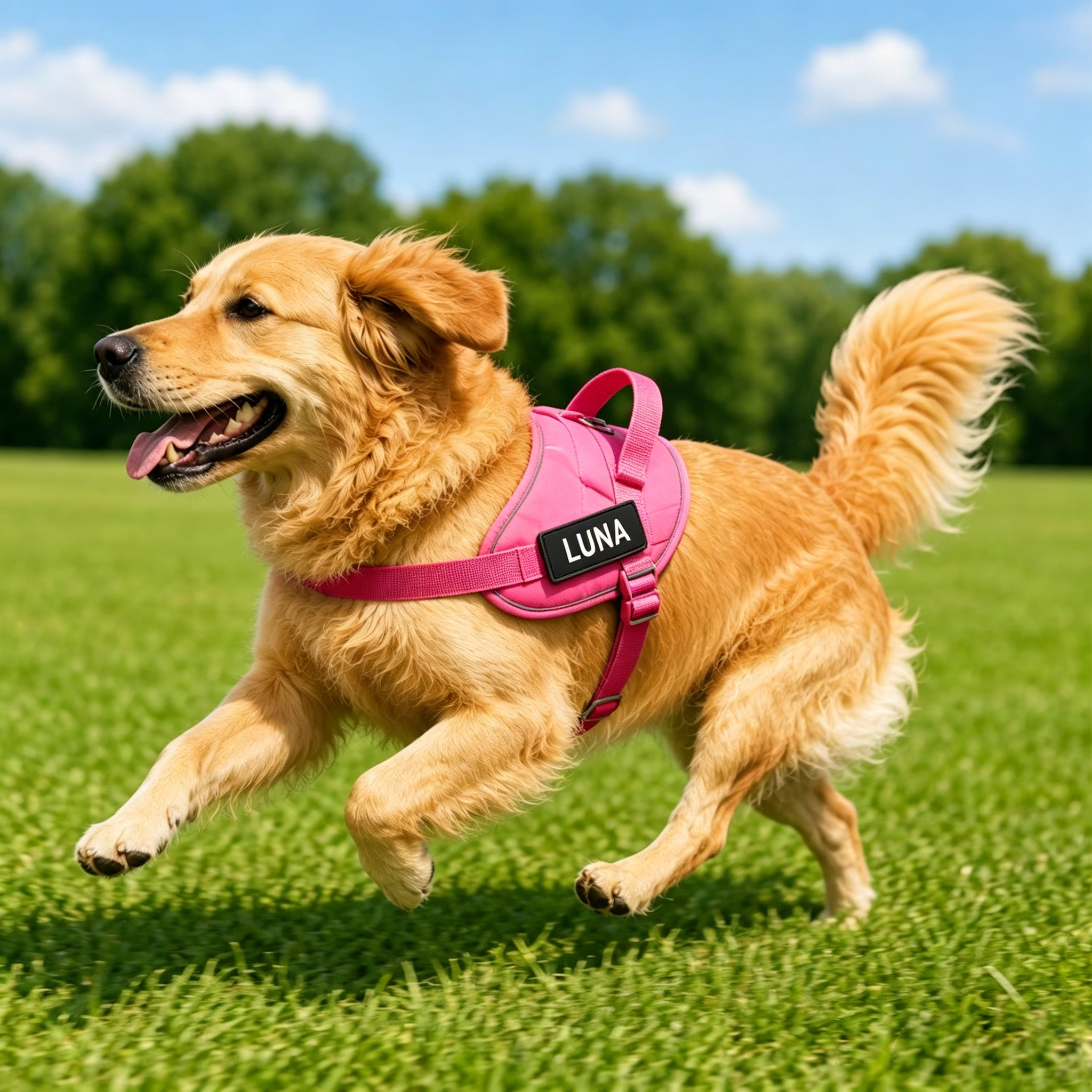 Personalized Adjustable Reflective Pet Vest No Pull Dog Harness | MNAccs111