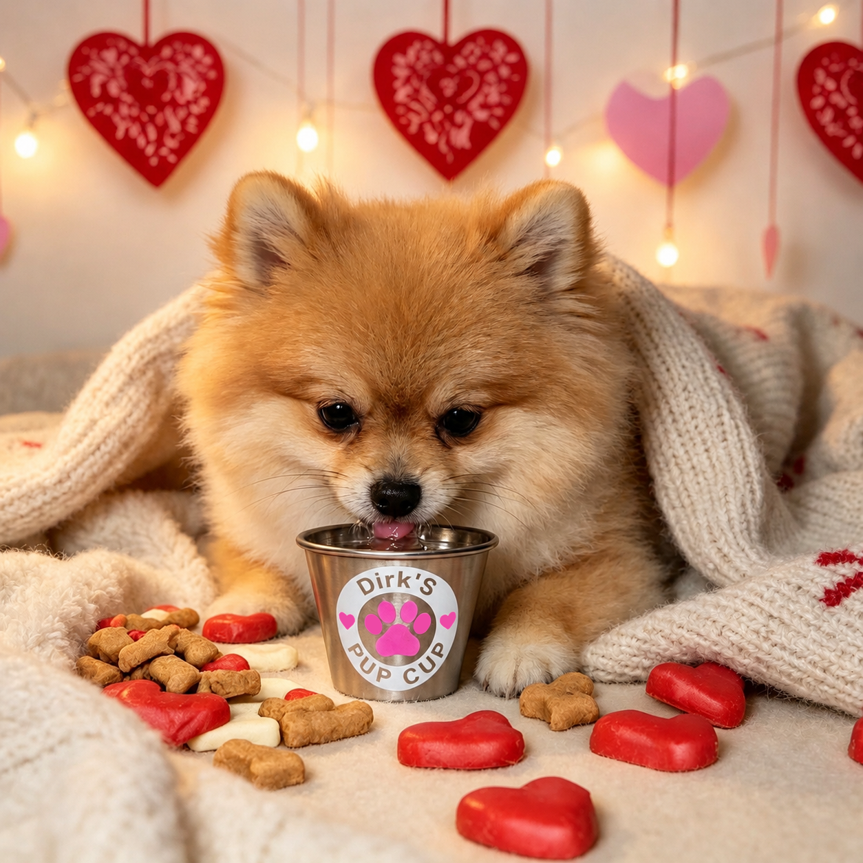 Personalized Valentine’s Day Pet Gift Pup Cup Mug | BKPet285