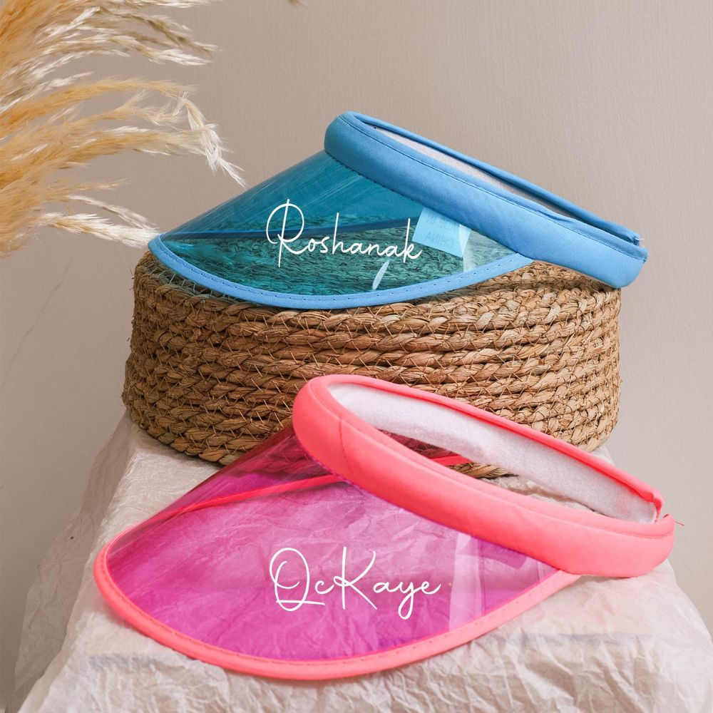 Personalized Kid Holographic Colored Sun Hat for Summer & Beach | CWBeach153