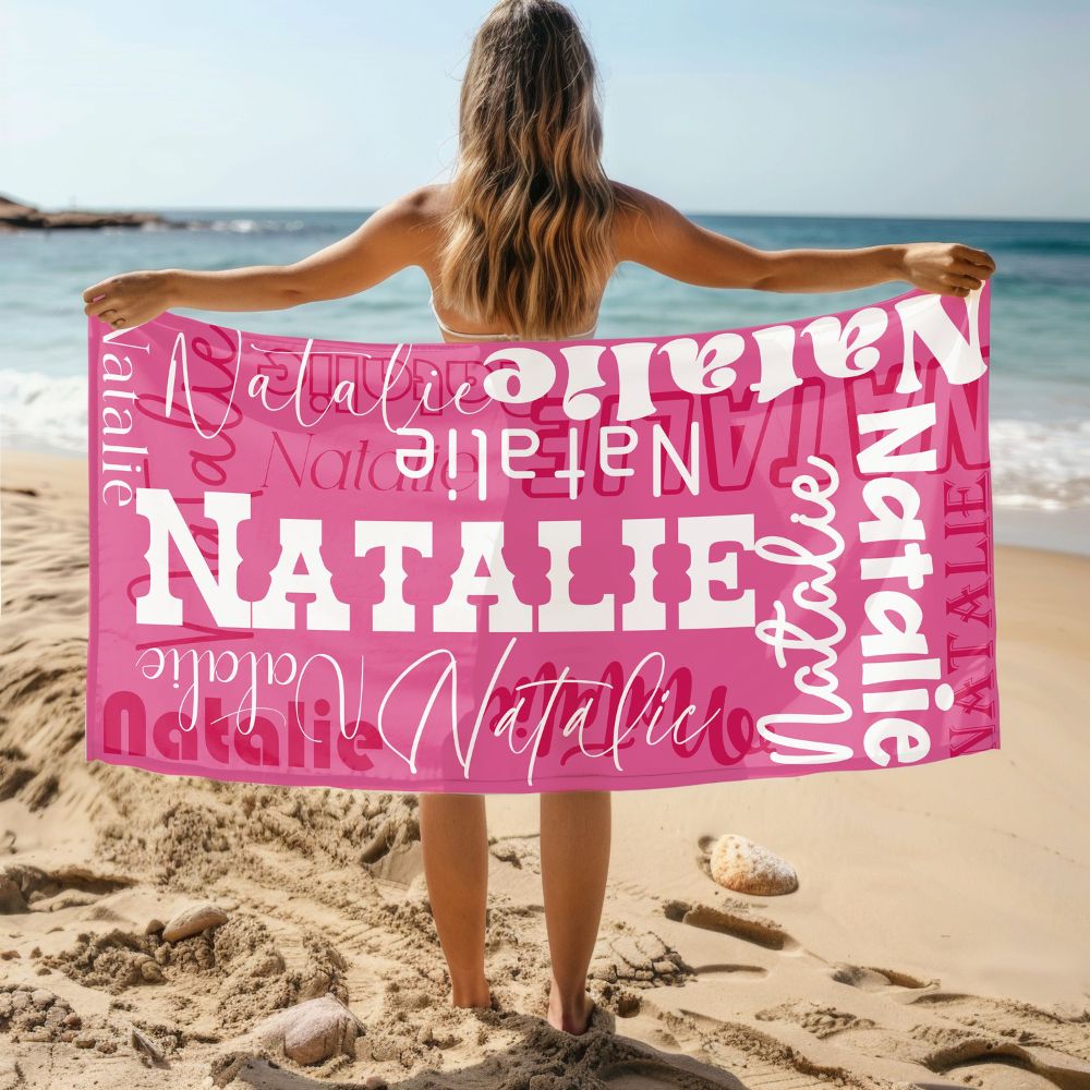 Personalized Lovely Kid Towel for Summer & Beach | CWTowel147