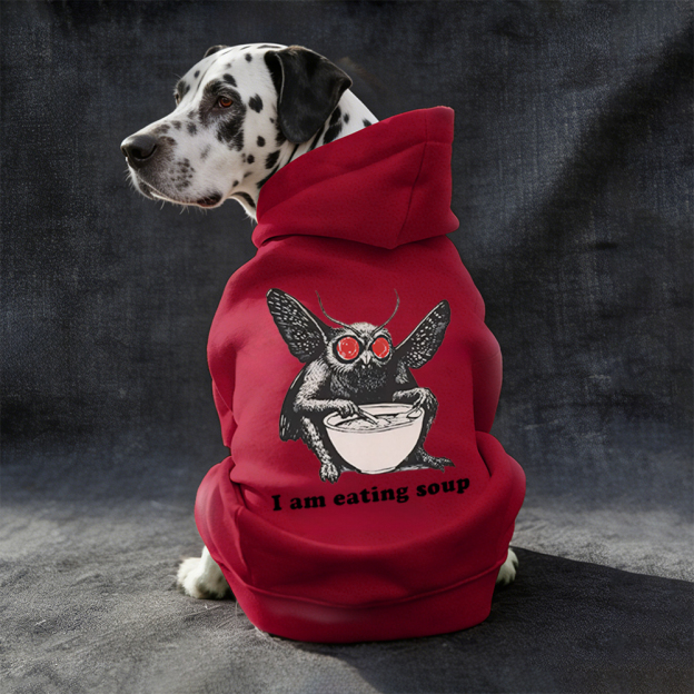 I Am Eating Soup Puppy Hoodie | BKPet318